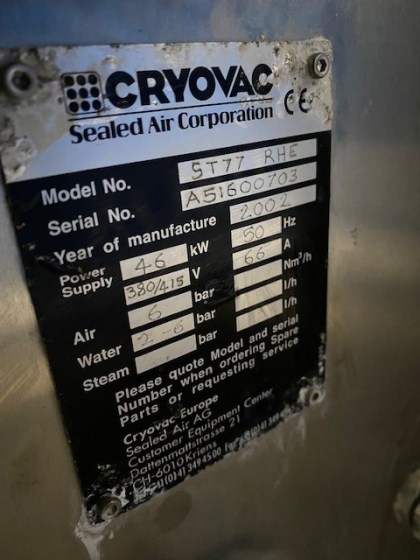 Cryovac ST 77 Dip Tank 09